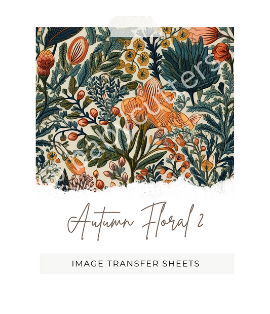 Autumn Floral 2 -  Image Transfer Paper