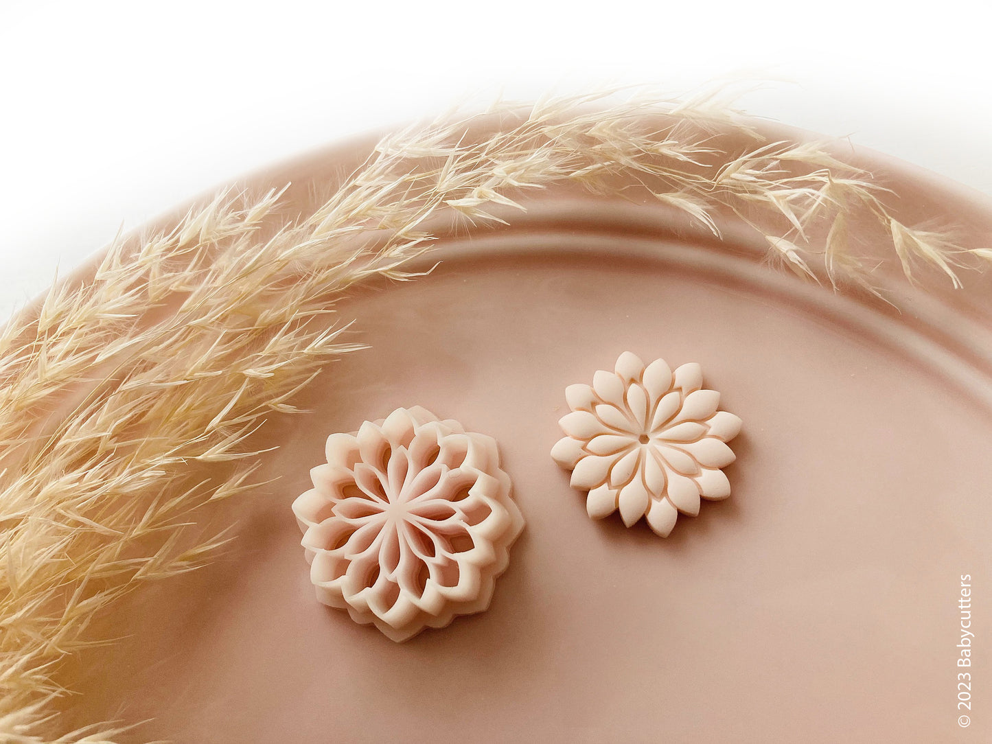 Pretty Flower v2 Shape Polymer Clay Jewellery Cutter - Polymer Clay Tools