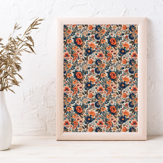 Autumn Floral 1 -  Image Transfer Paper