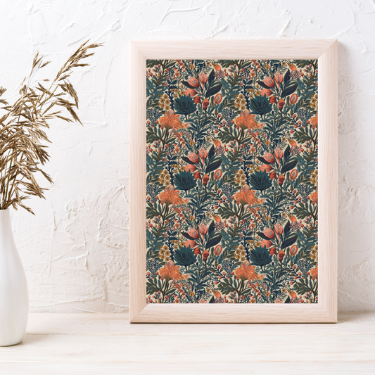 Autumn Floral 2 -  Image Transfer Paper