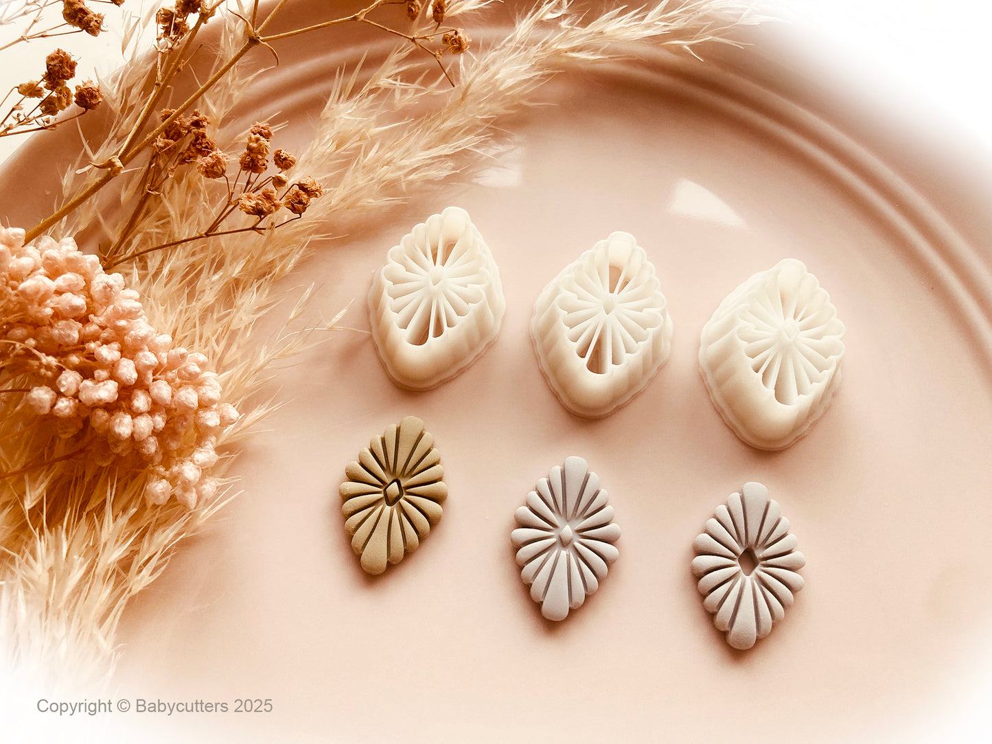 Diamond Boho Pattern Style Cutter Shape - Polymer Clay Cutter Tools