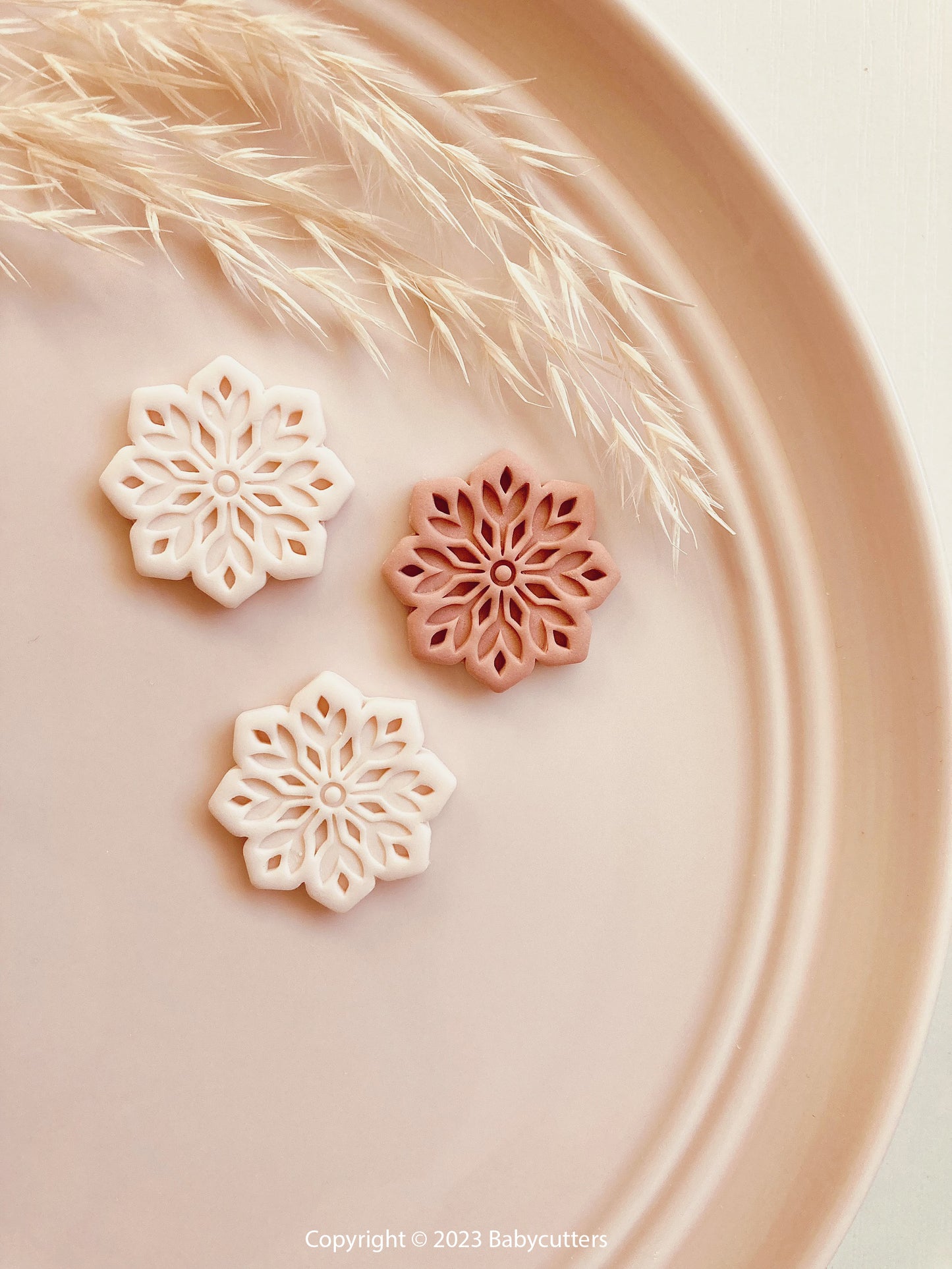 Snowflake Cutter v5 - Polymer Clay Cutter Tools