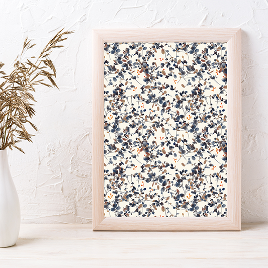 Blueberry Flower Bloom -  Image Transfer Paper