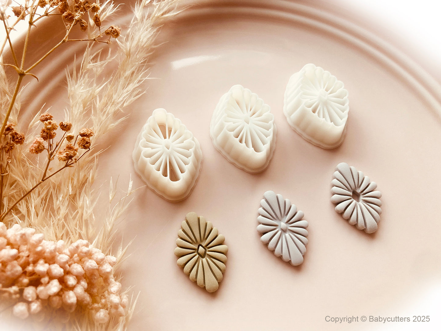Diamond Boho Pattern Style Cutter Shape - Polymer Clay Cutter Tools