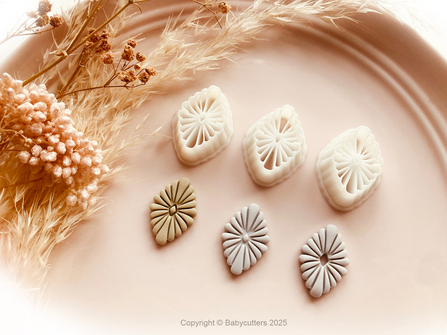 Diamond Boho Pattern Style Cutter Shape - Polymer Clay Cutter Tools