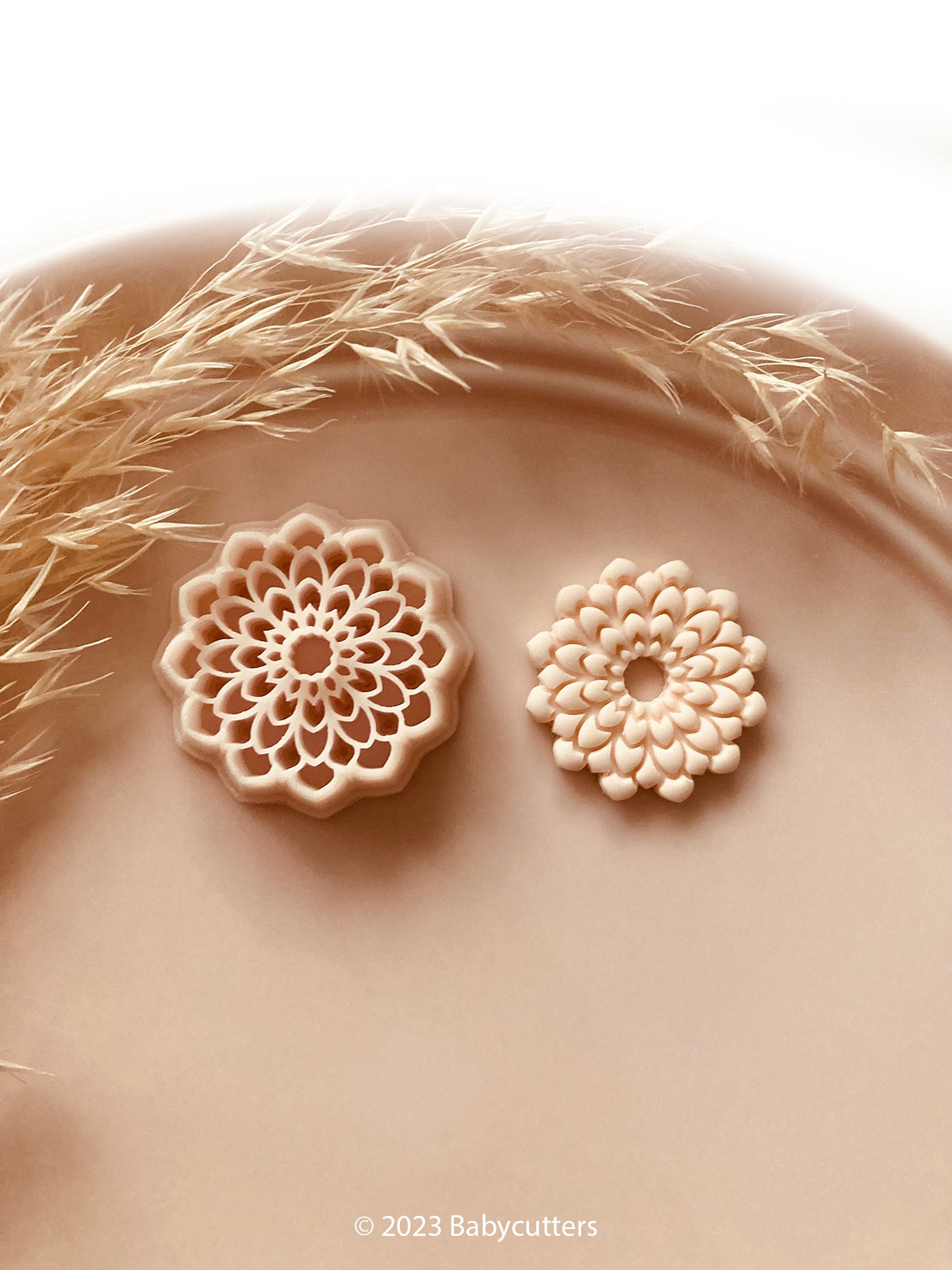 Pretty Flower v1 Shape Polymer Clay Jewellery Cutter - Polymer Clay Tools