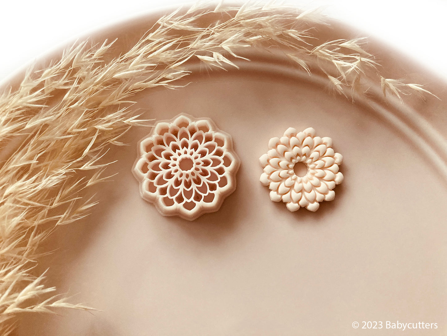Pretty Flower v1 Shape Polymer Clay Jewellery Cutter - Polymer Clay Tools