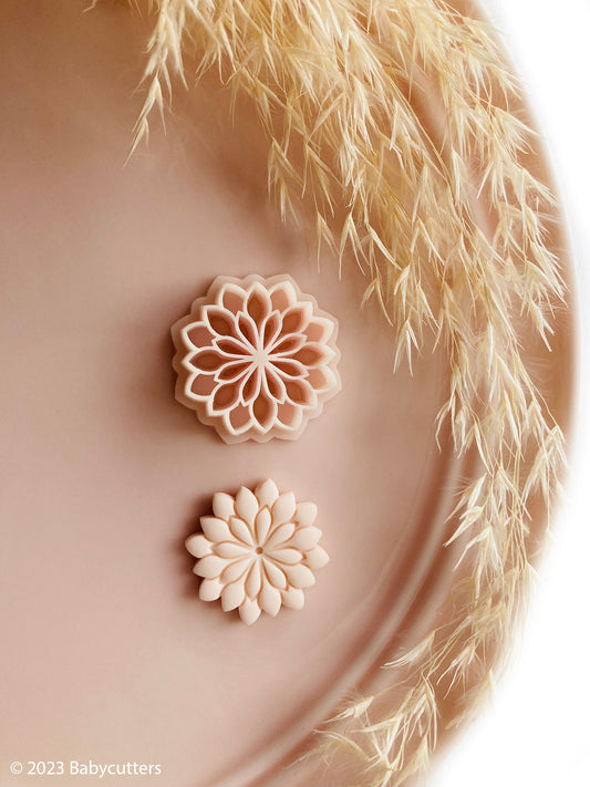 Pretty Flower v2 Shape Polymer Clay Jewellery Cutter - Polymer Clay Tools