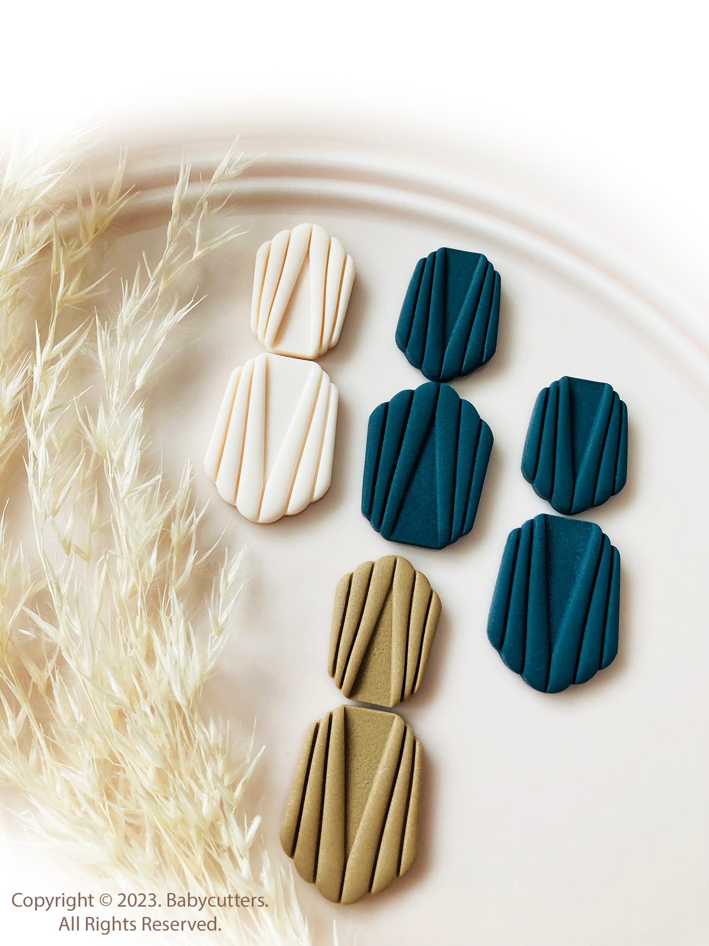Art Deco Style Original Cutter Shape