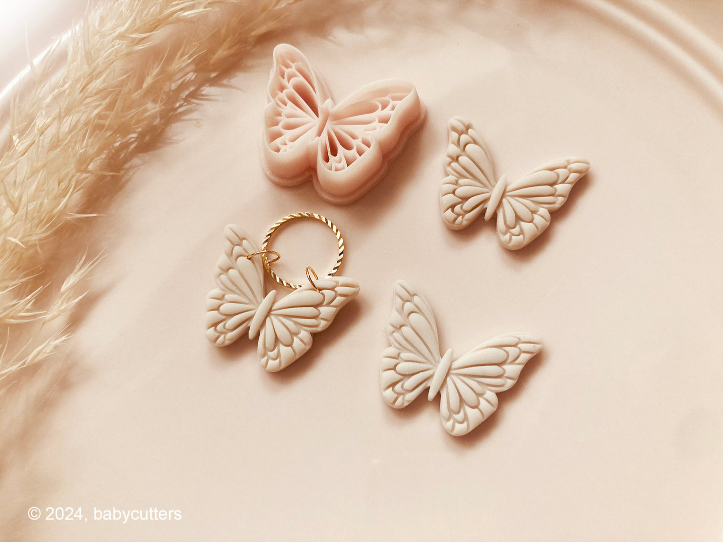 Full Butterfly Wing Animal Insect Bug Shape Polymer Clay Cutter