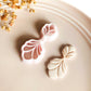 Embossed Pinecone Petal Shape Cutter Set Shape Polymer Clay Jewellery Cutter
