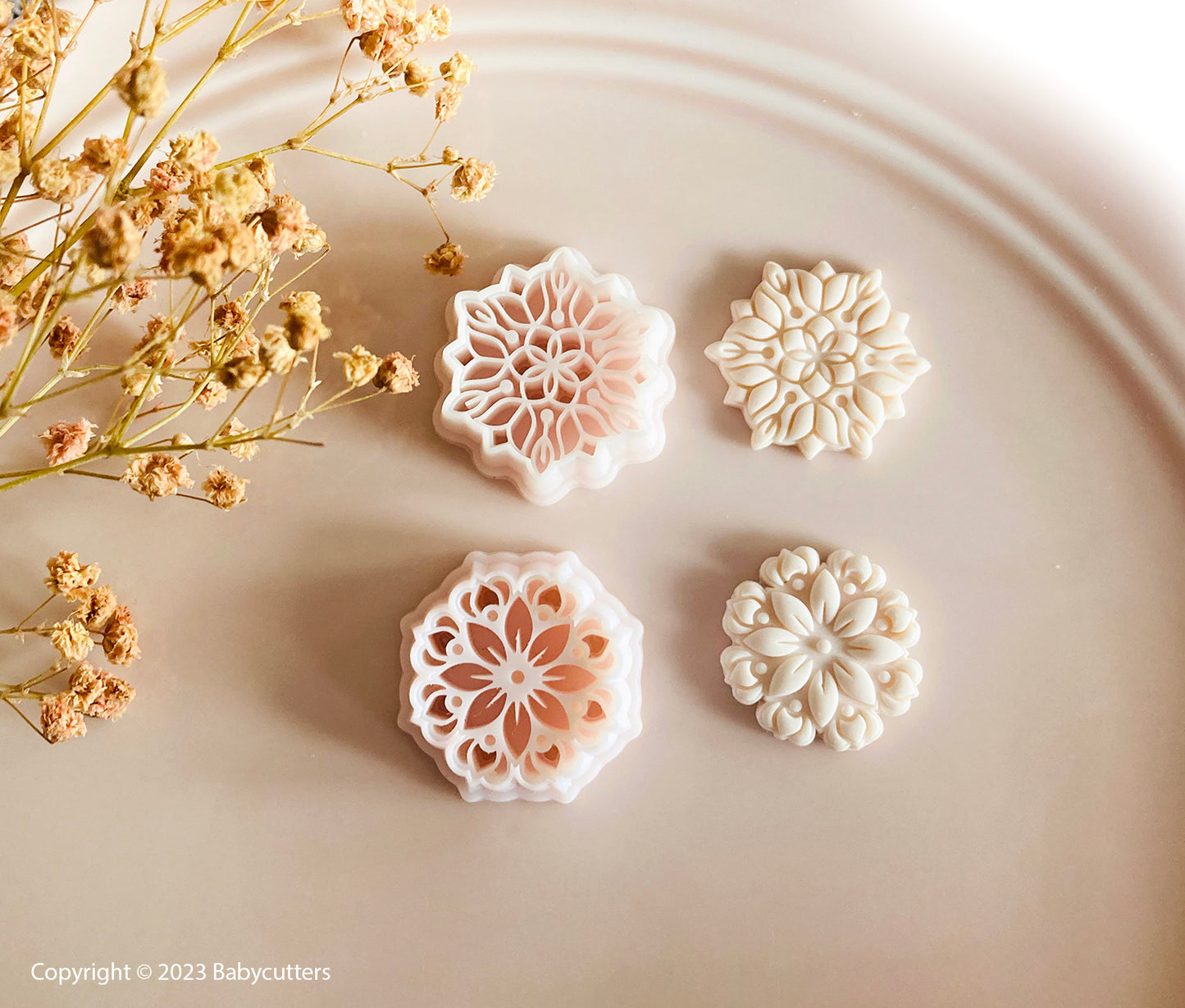 Cute Flower Pattern Cutter - Polymer Clay Cutter Tools