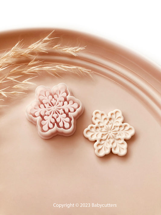 Snowflake Cutter v4 - Polymer Clay Cutter Tools