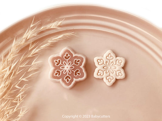 Snowflake Cutter v3 - Polymer Clay Cutter Tools