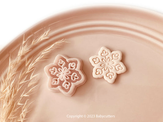 Snowflake Cutter v3 - Polymer Clay Cutter Tools