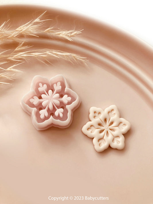 Snowflake Cutter v2 - Polymer Clay Cutter Tools