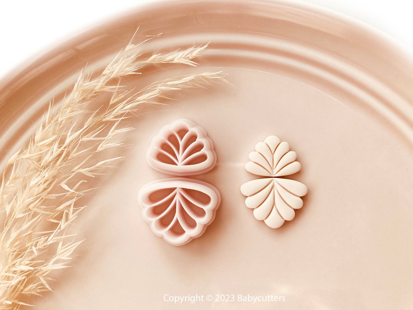 Cute Debossed Tree Shape Polymer Clay Cutter - Polymer clay Tools