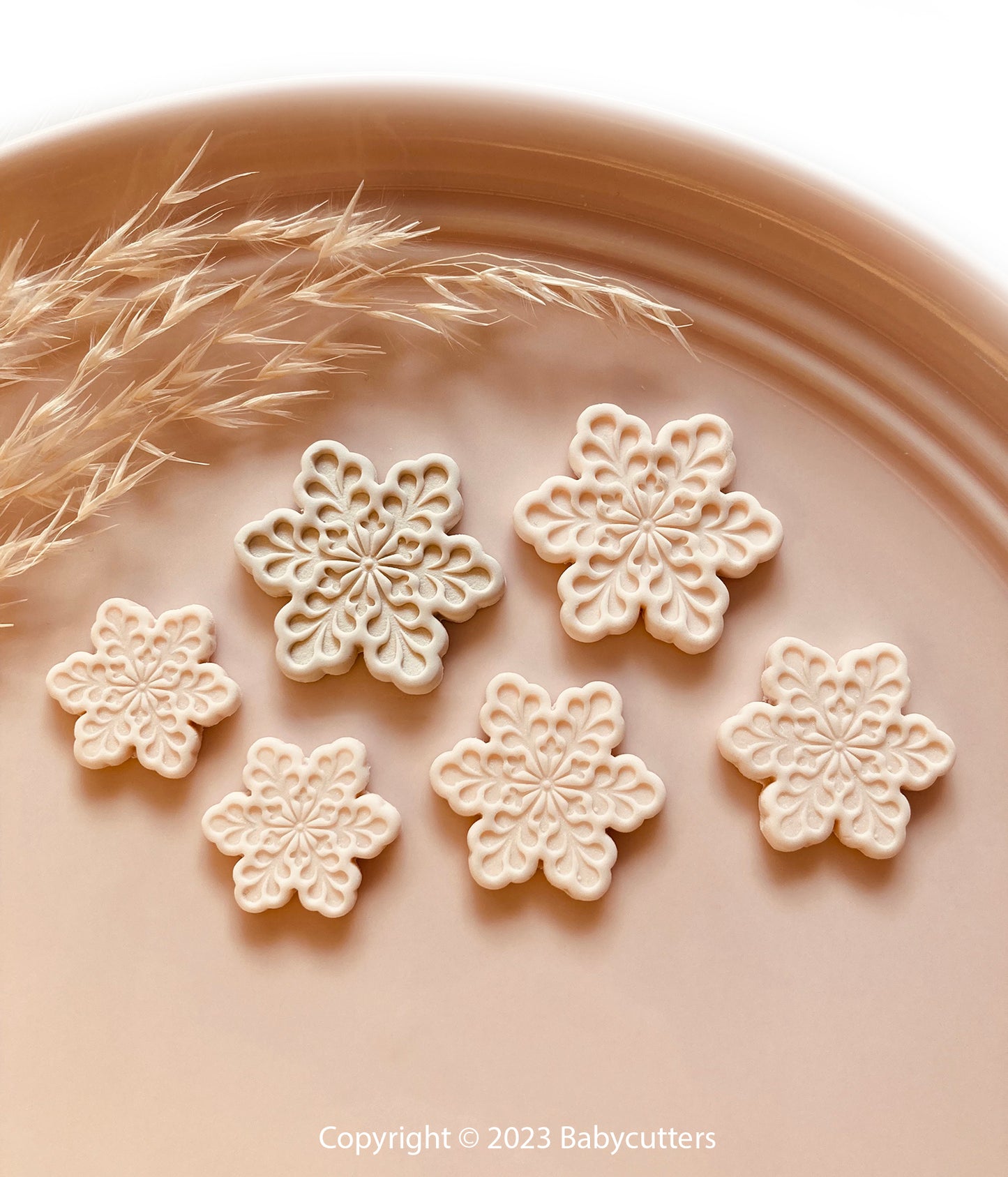 Snowflake Cutter v4 - Polymer Clay Cutter Tools