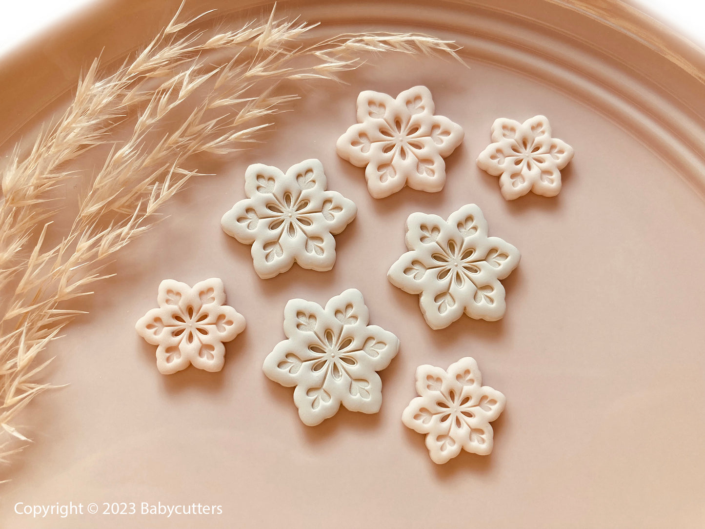 Snowflake Cutter v2 - Polymer Clay Cutter Tools
