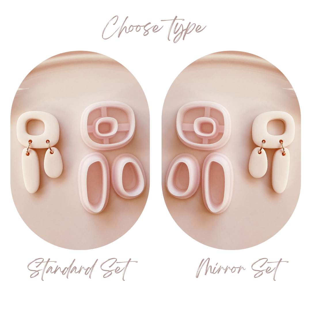 Abstract Shape 3 Cutter Set Polymer Clay Cutter - Polymer Clay Tools
