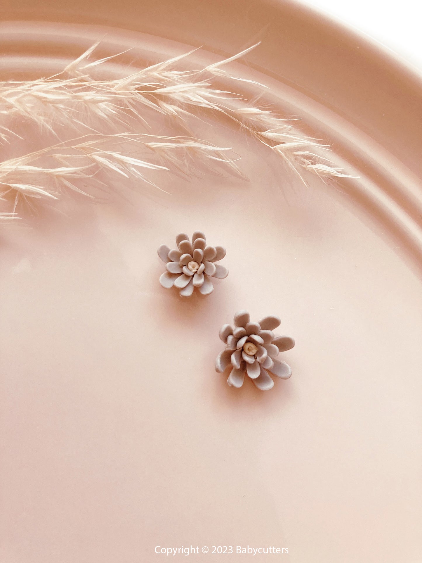 Marigold Flower Micro Cluster Cutter Polymer Clay Cutter - Polymer Clay Tools