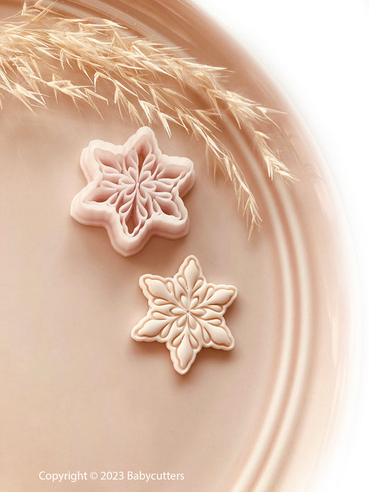 Snowflake Cutter v1 - Polymer Clay Cutter Tools