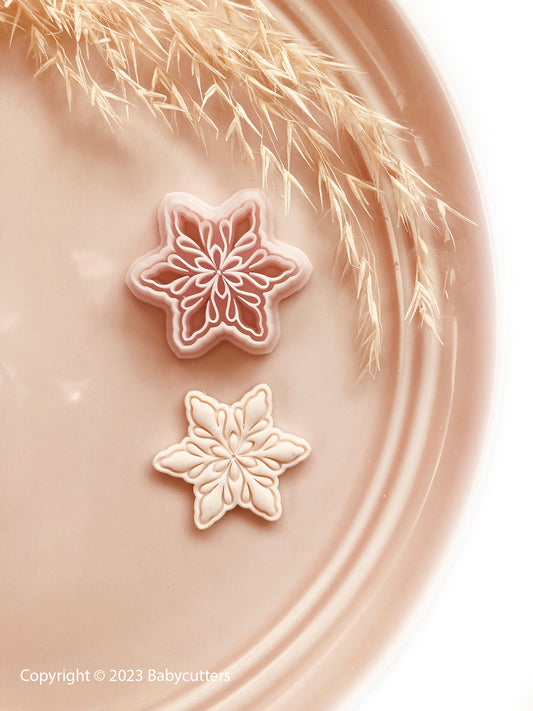 Snowflake Cutter v1 - Polymer Clay Cutter Tools