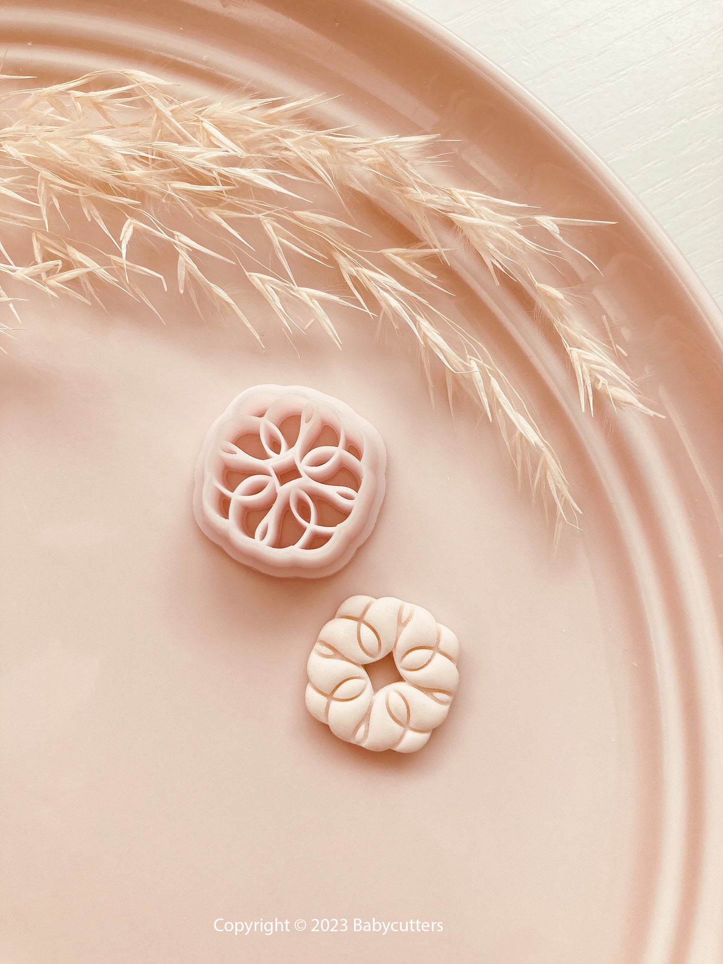 Elegant Art Deco Stud Cutter - Polymer Clay Cutter Tools