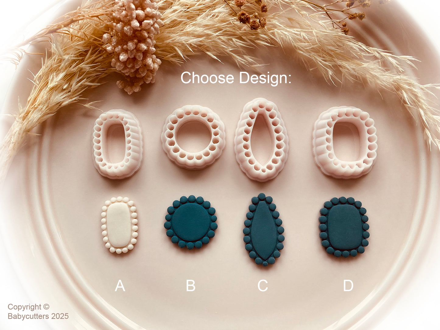 All Sorted Circle Pattern Boho Cutter Shape - Polymer Clay Cutter Tools
