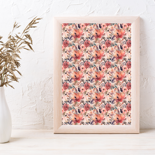 Watercolour Floral 2 -  Image Transfer Paper