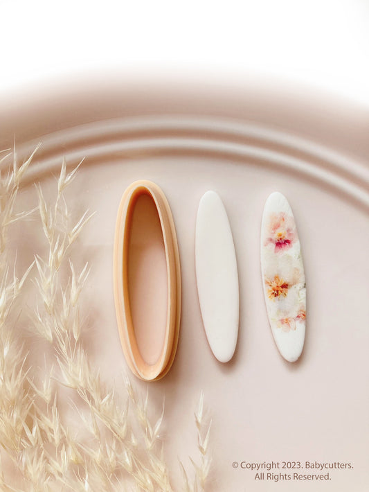 Long thin dangle Shape Polymer Clay Cutter