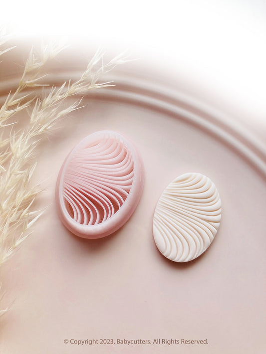 Oval Swirl Shell Shape Cutter Shape