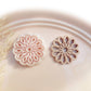 30mm - 12 Petal Flower Shape with Diamond Hole Polymer Clay Jewellery Cutter