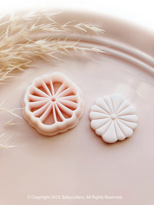 Elegant Full Flower Shape Polymer Clay Jewellery Cutter