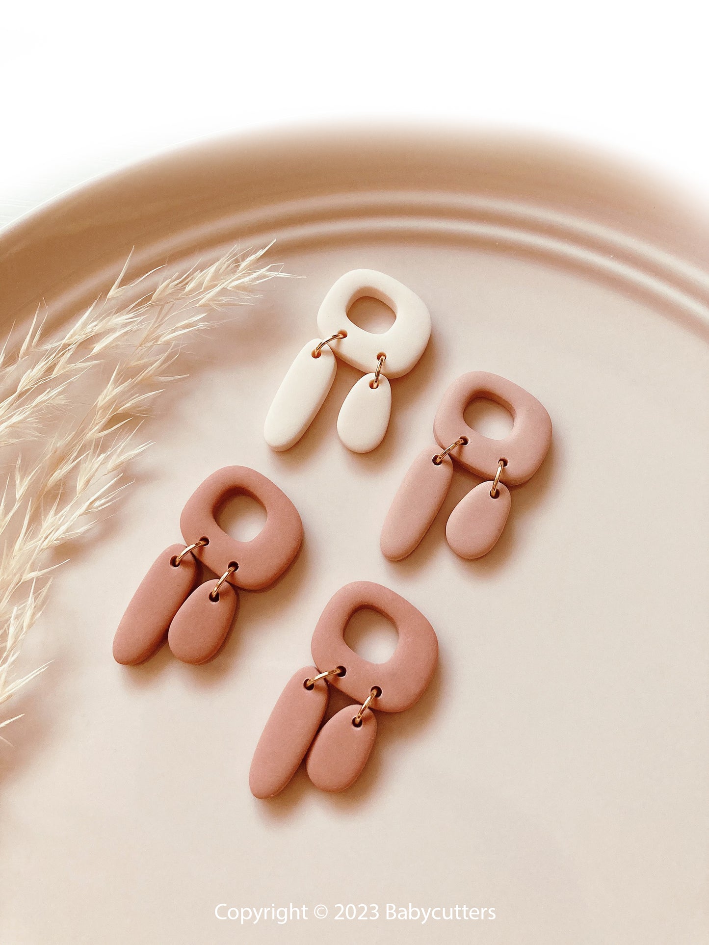 Abstract Shape 3 Cutter Set Polymer Clay Cutter - Polymer Clay Tools