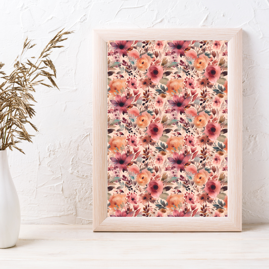 Watercolour Floral 1 -  Image Transfer Paper
