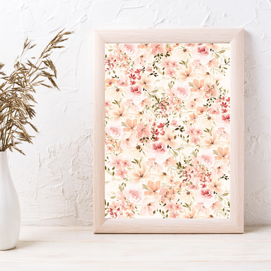 Soft Elegant Floral  - Image Transfer Paper