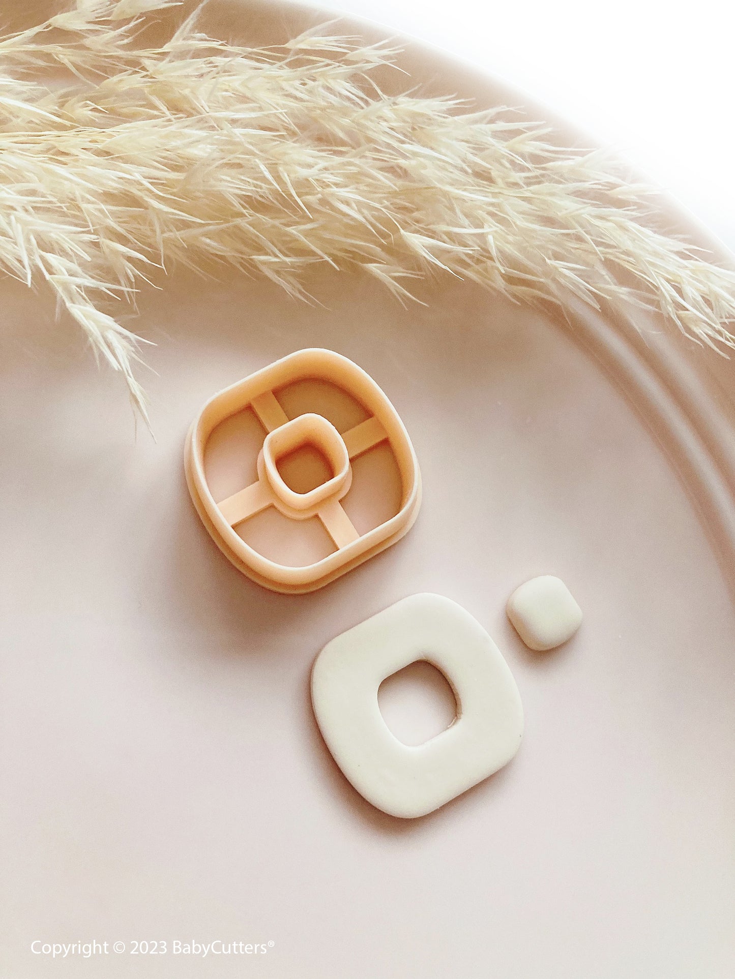 Square Donut Shape Polymer Clay Jewellery Cutter - Polymer Clay Tools