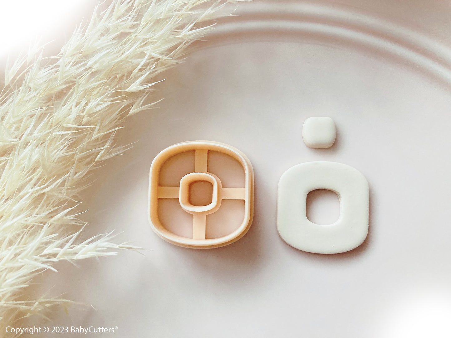 Square Donut Shape Polymer Clay Jewellery Cutter - Polymer Clay Tools