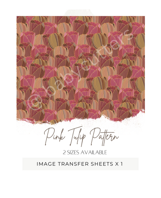 Pink Tulip - Image Transfer Paper