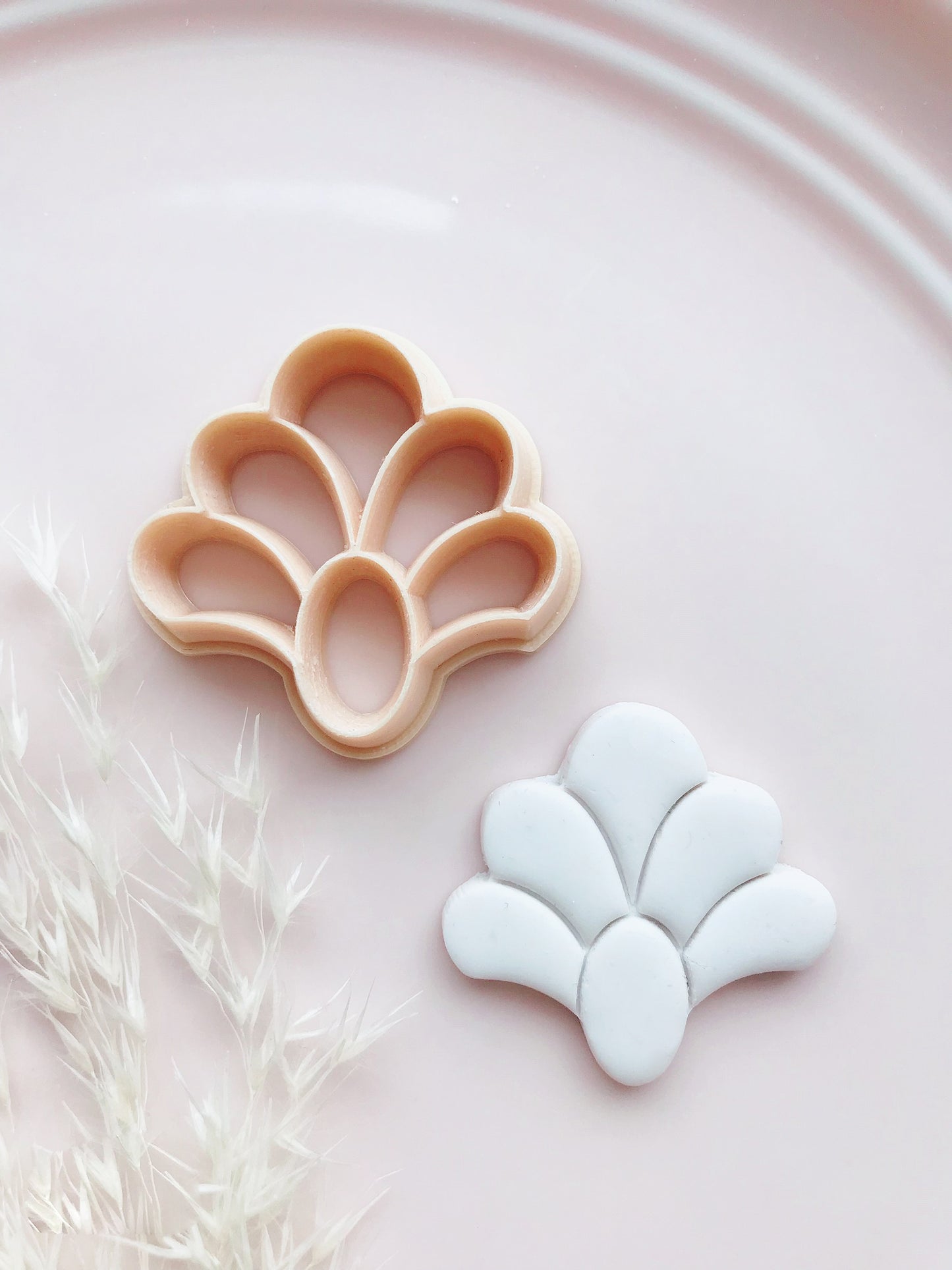 Embossed Flower Shape