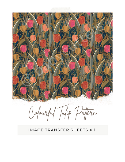 Colourful Tulip - Image Transfer Paper