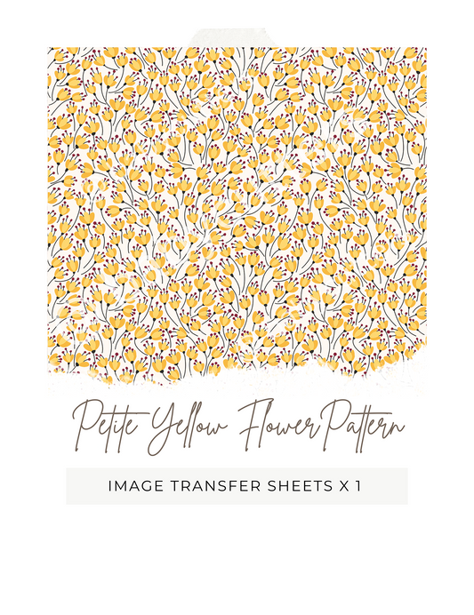 Petite Yellow Flower - Image Transfer Paper