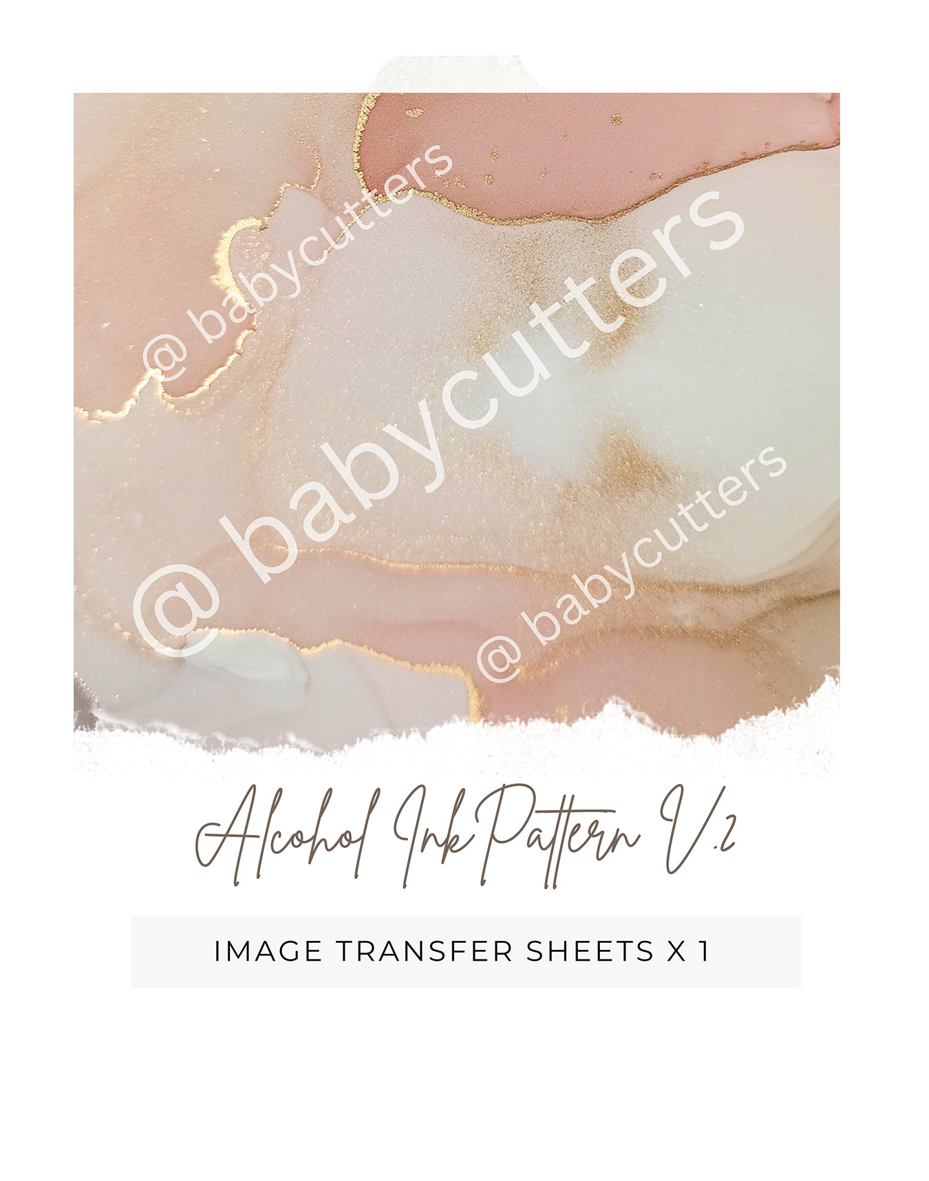 Alcohol Ink Pattern V.2 - Image Transfer Paper