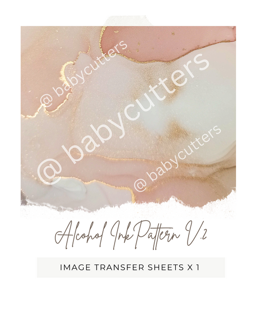 Alcohol Ink Pattern V.2 - Image Transfer Paper