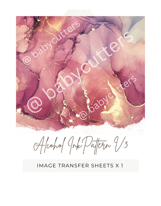 Alcohol Ink Pattern V.3 - Image Transfer Paper