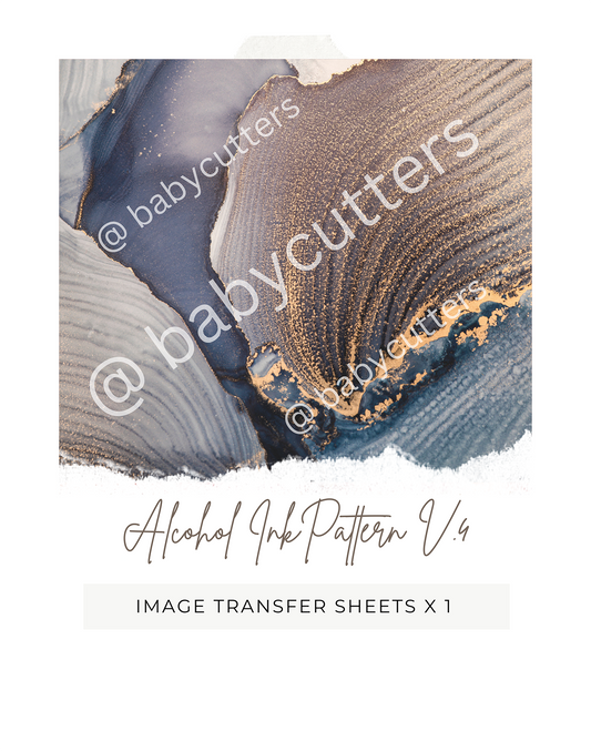 Alcohol Ink Pattern V.4 - Image Transfer Paper