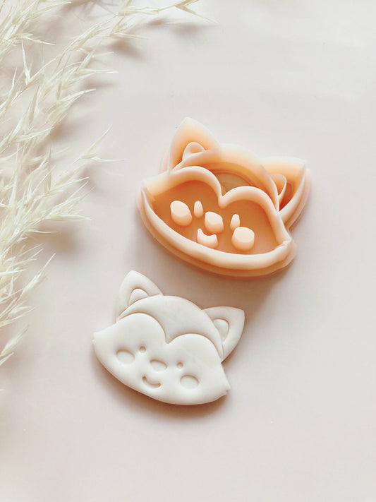 Autumn Animal Cute Fox Red Panda Racoon Cutter