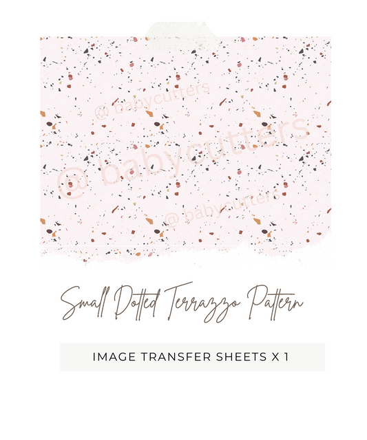 Small Dotted Terrazzo Pattern - Image Transfer Paper
