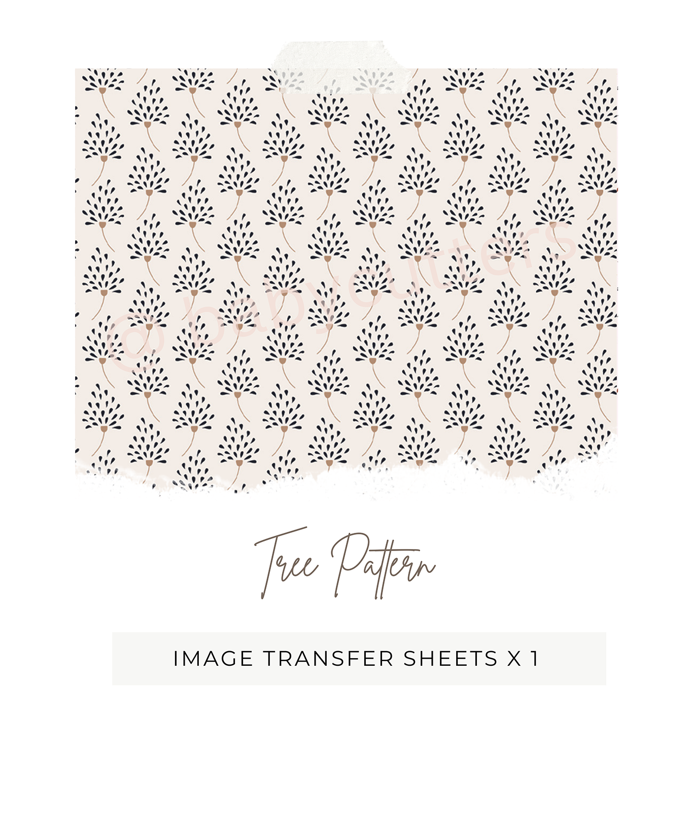 Tree Pattern - Image Transfer Paper